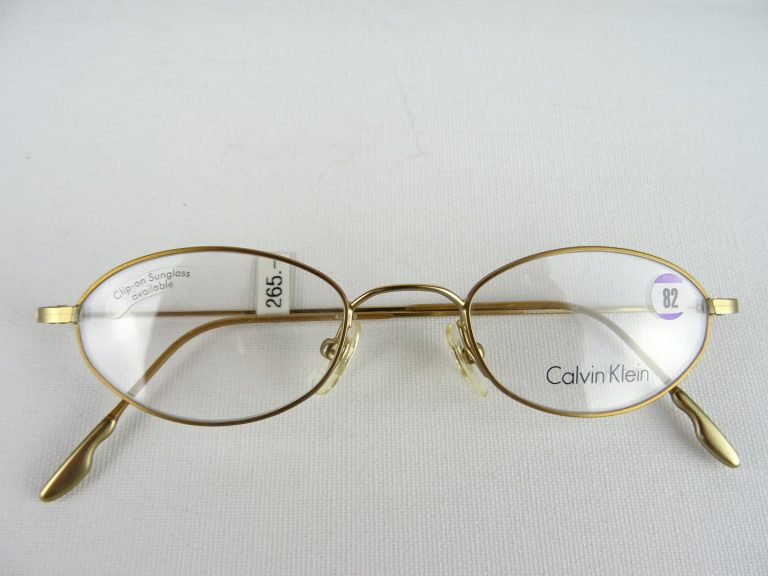 CALVIN KLEIN Designerbrille mit kleiner ovaler Glasform leicht 45-19 Gr