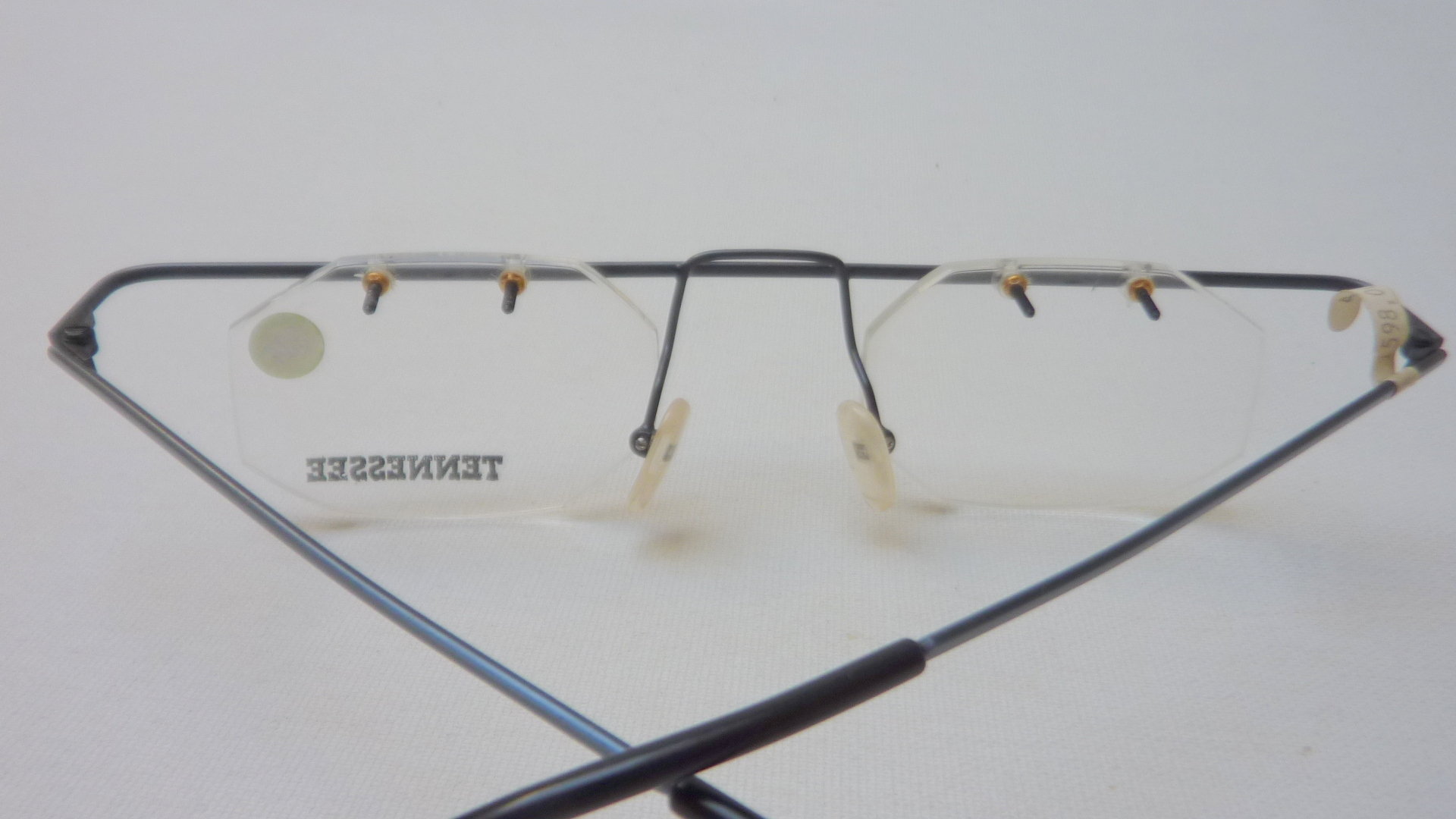 Randlos Brille Herren optische Gläser Speicher Titanium Brillenfassung T5K6