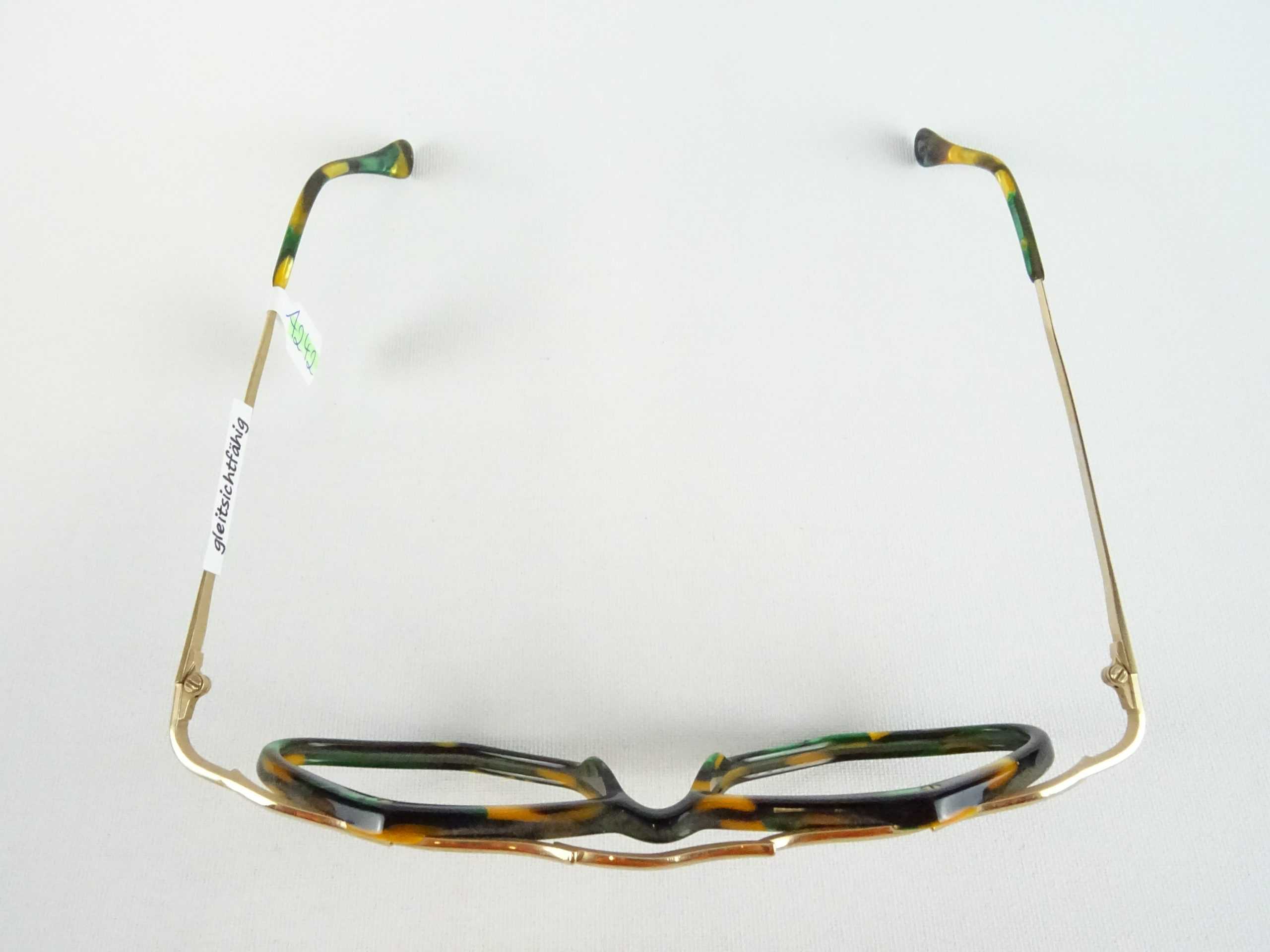 Lunettes Ovales Vintage Robert Rüdger 1960 - Titane Argenté Multicolore - NOS (neuf Ancien Stock)
