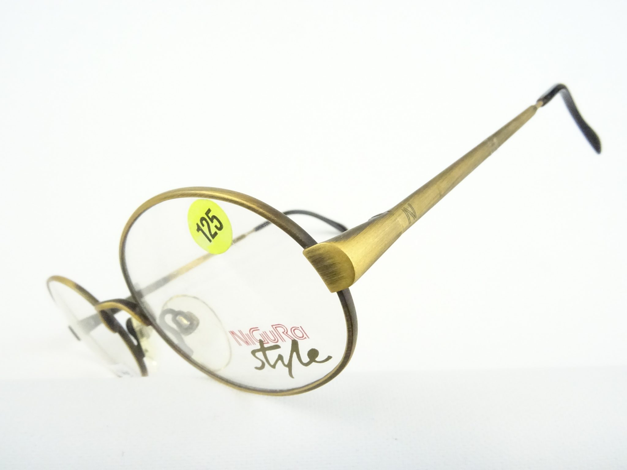 NIGURA STYLE Brille Brillenfassung klassisch oval rund neutrale Farbe