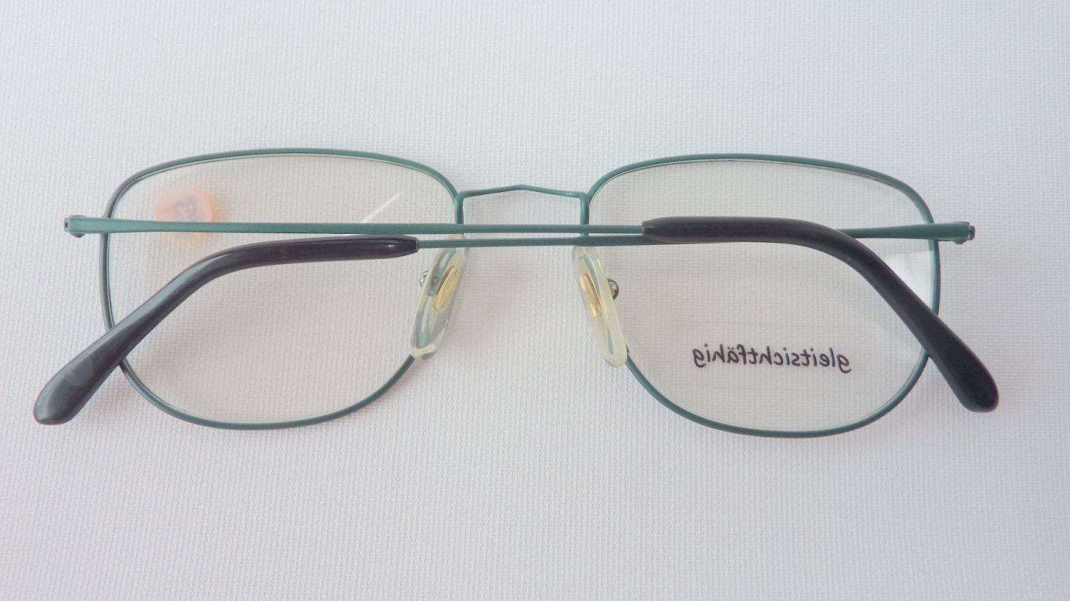 LIFKOME 2x V-Form Brillengestelle Ohne Gläser - Metallfassung Mit Strasssteinen