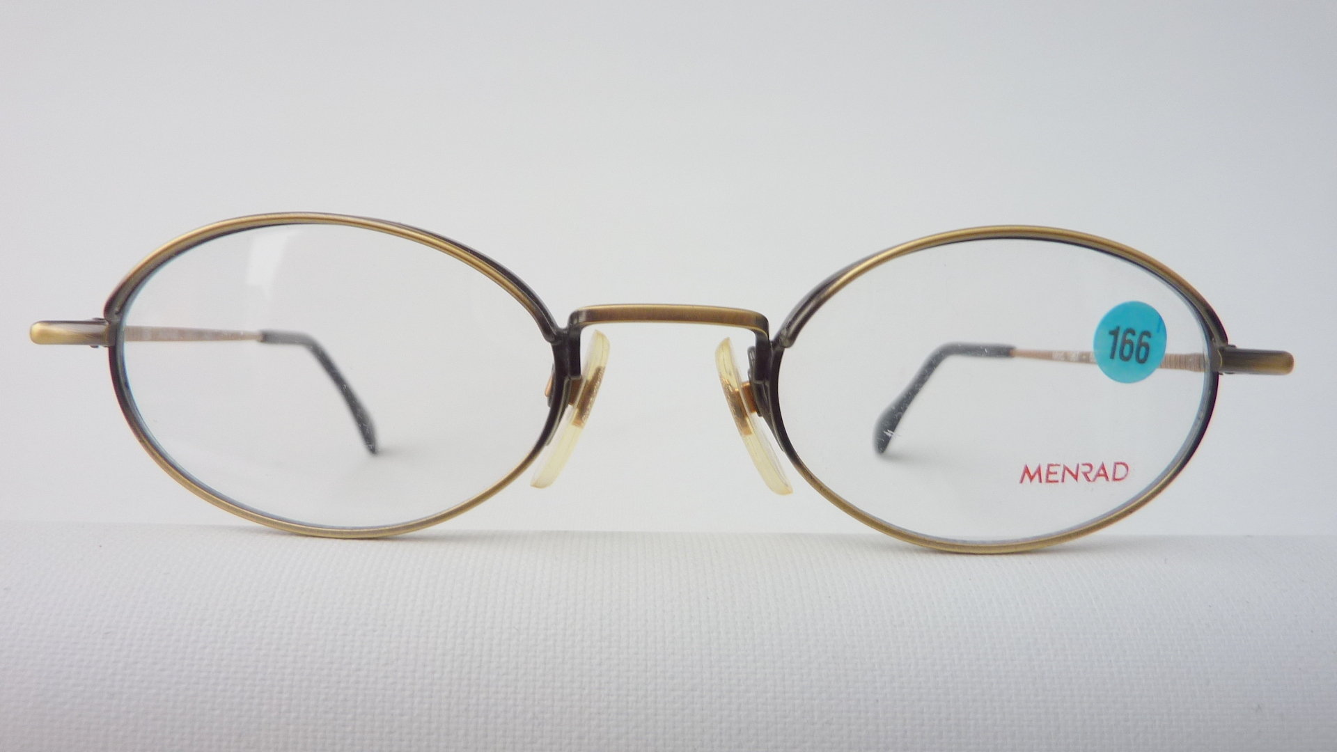 Menrad runde ovale Brillenfassung Farbe: messing antik für kleine