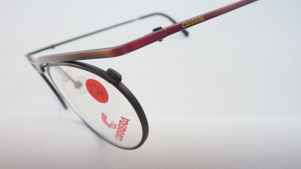 Carrera Design 5780 schwarz braune Brillenfassung Balkenbrille