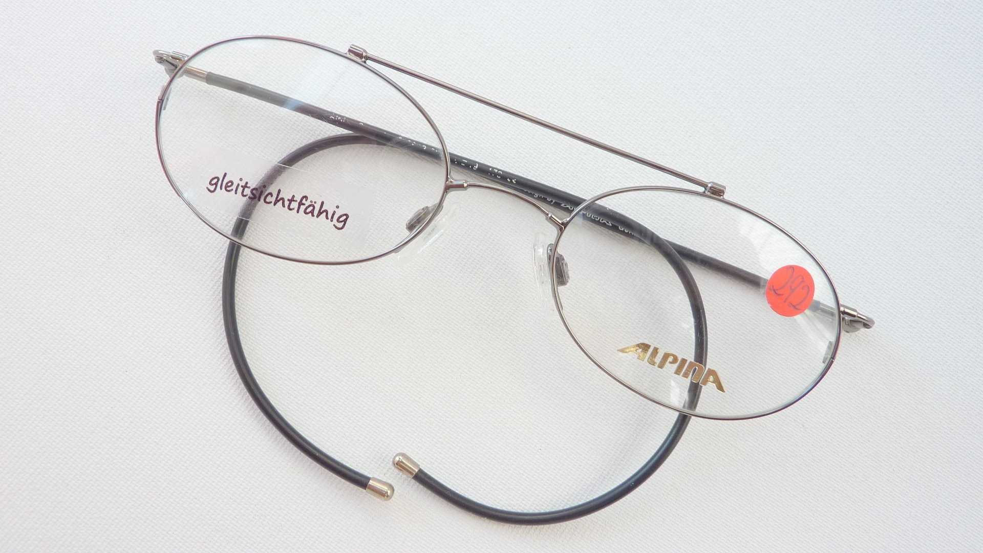 ALPINA Sportbrille leichte Brillenfassung Brillengestell für kleine Gesichter oval Doppelsteg ...