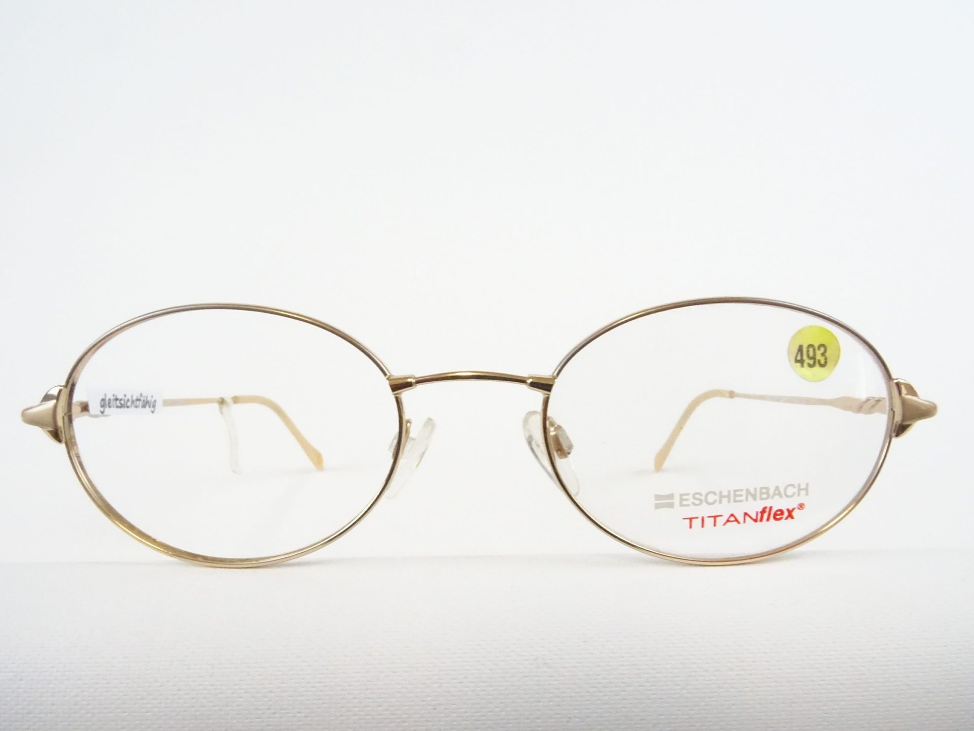 Lunettes Vintage Eschenbach 2706 30 - Cadre Gris Ovale En Acétate - Neuf Avec étiquettes