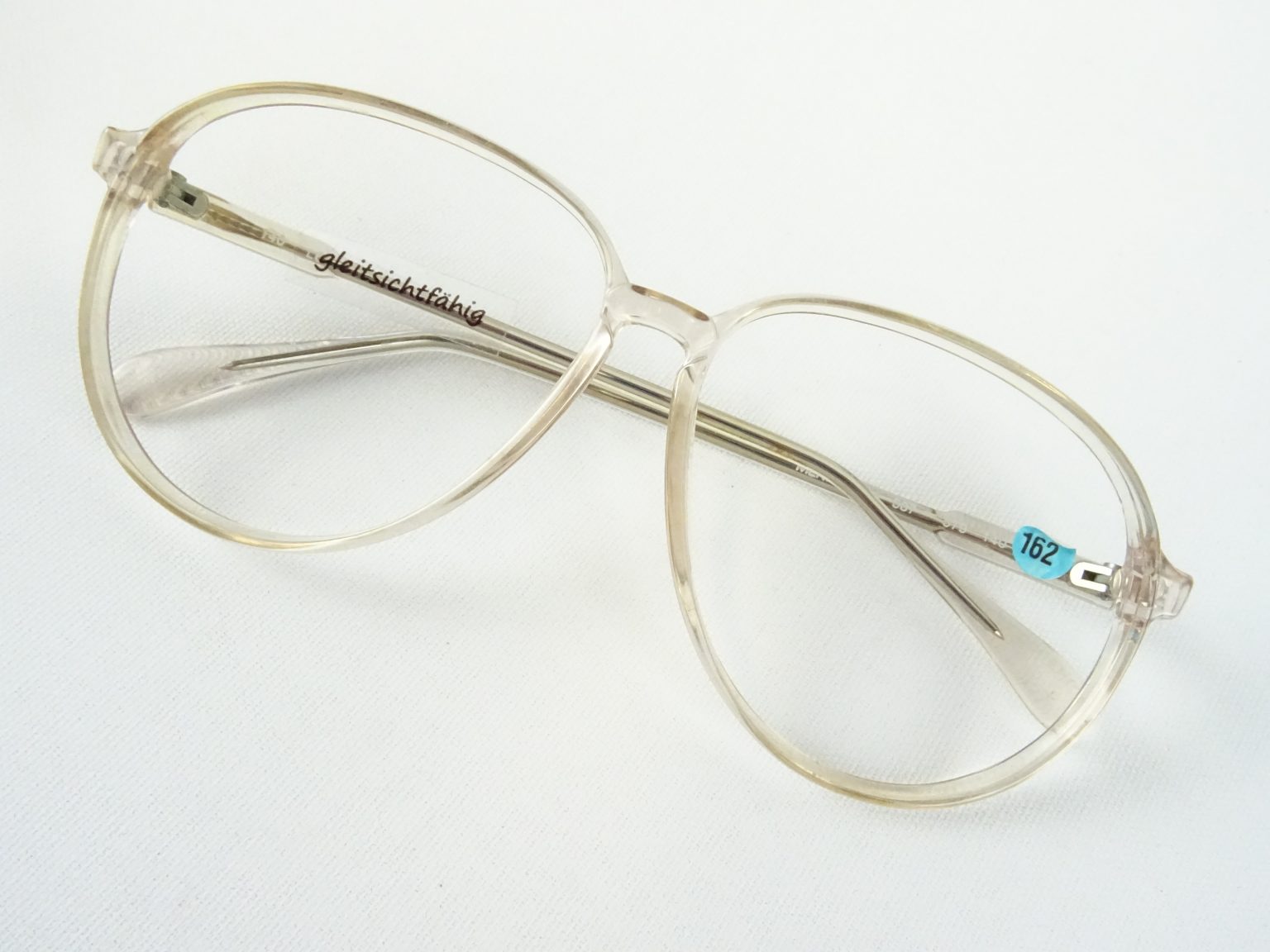 Monture De Lunettes Vintage Menrad 16006-6056 - Brun Transparent Or, Ovale, Acétate/métal - NOS