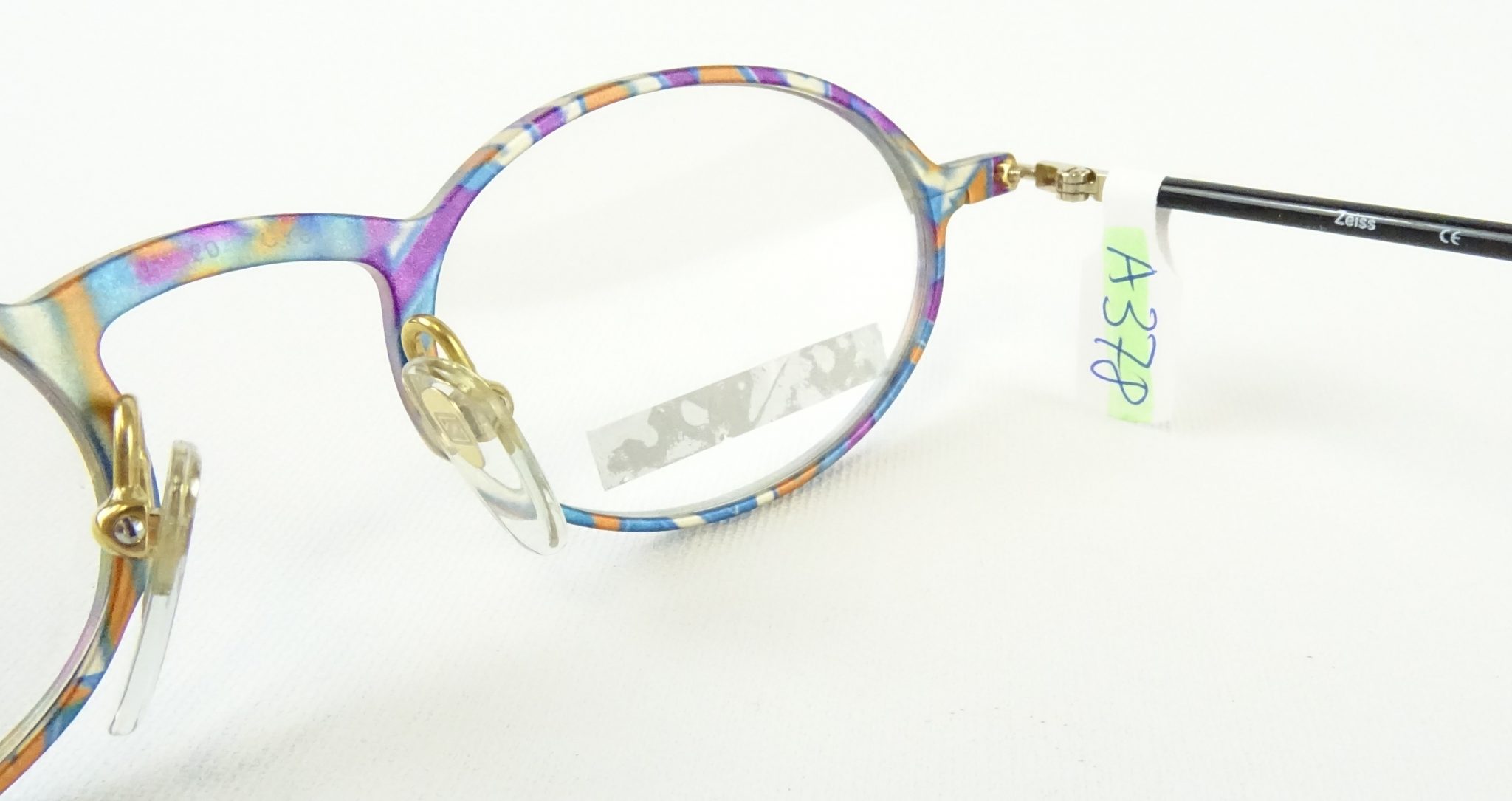 ZEISS ovale Brillenfassung bunte Brillen leichte Metallgestelle Alu unisex für Gleitsichtgläser ...