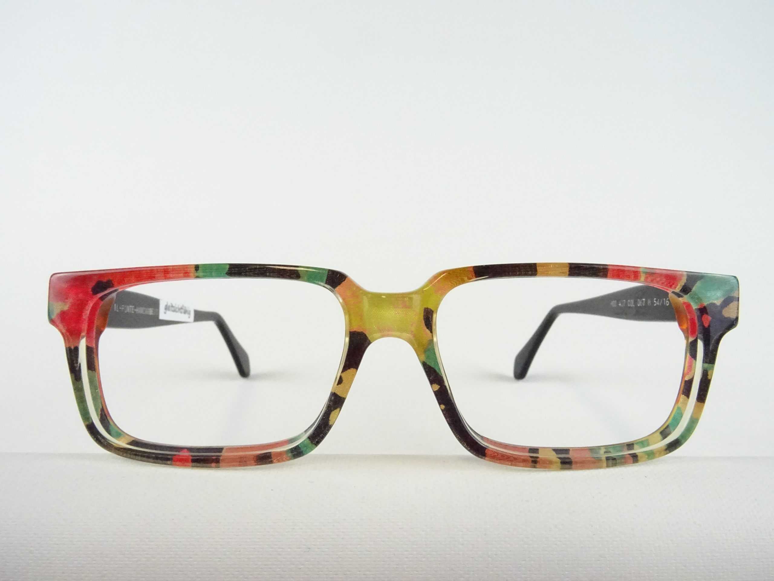 Il Ponte bunte Brille mit Seideneinlage mehrfarbige Brillenfassungen für Damen/Herren