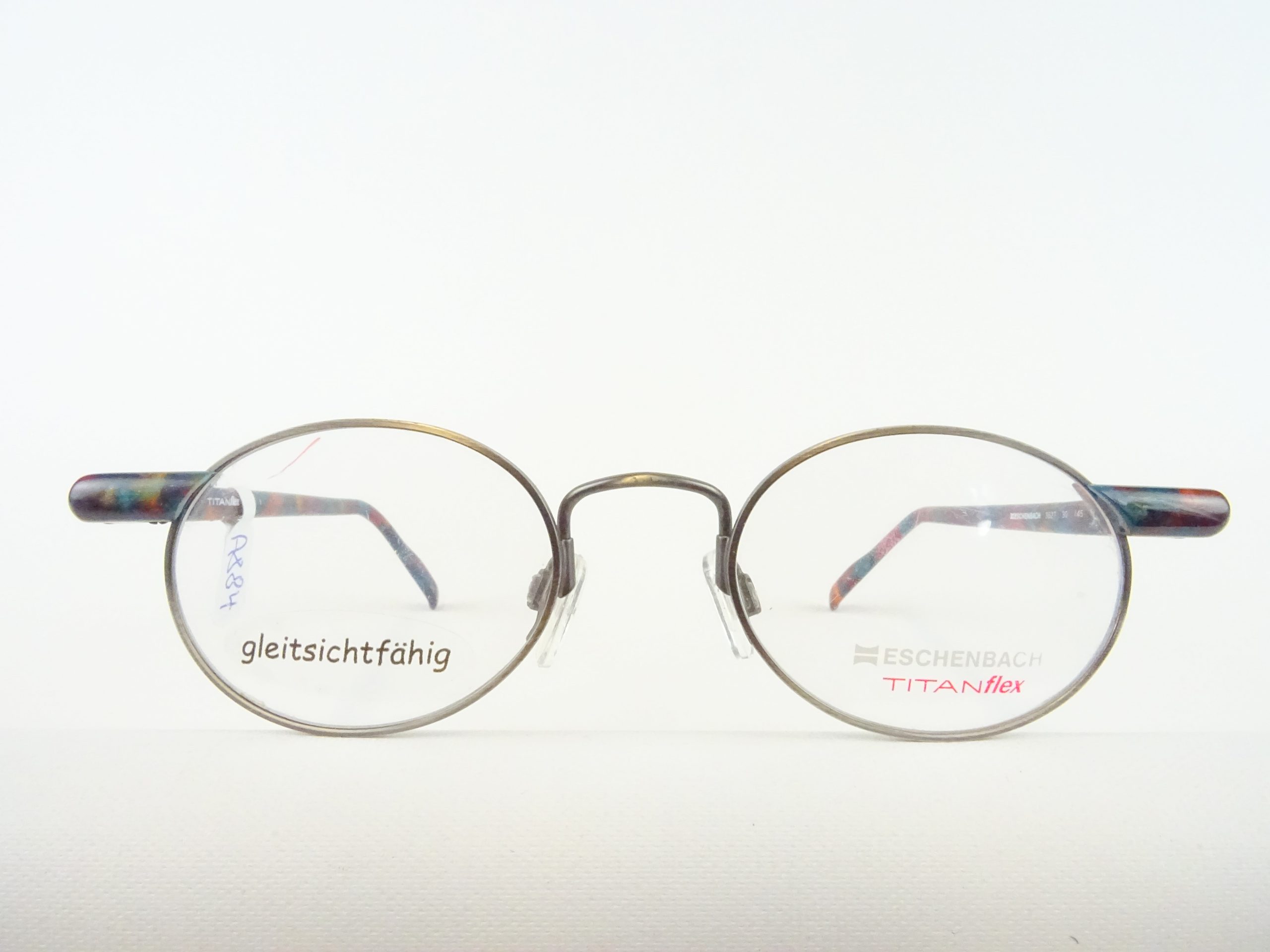 Lunettes Vintage Eschenbach - Monture Grise Ovale En Acétate - Modèle 2706 30