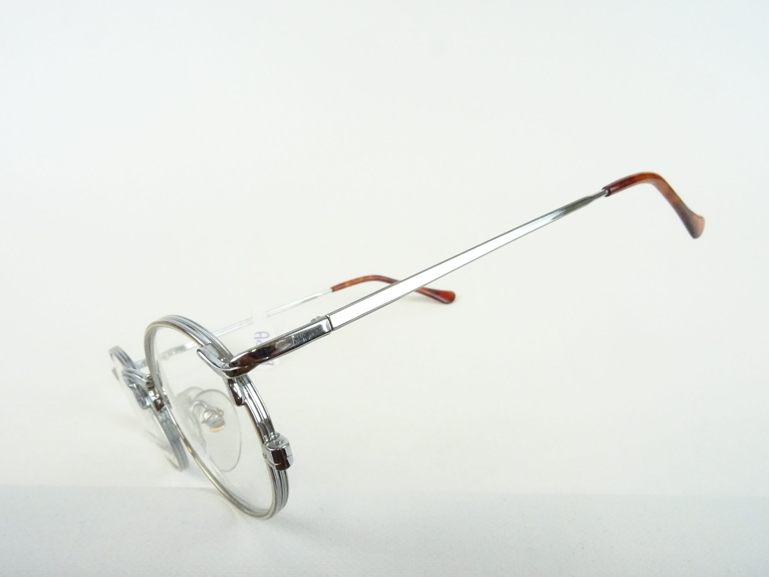 Ovale Brille Brillenfassung Metall Brillengestelle Farbe silber gold Marke Yabi Spirit Gr. M