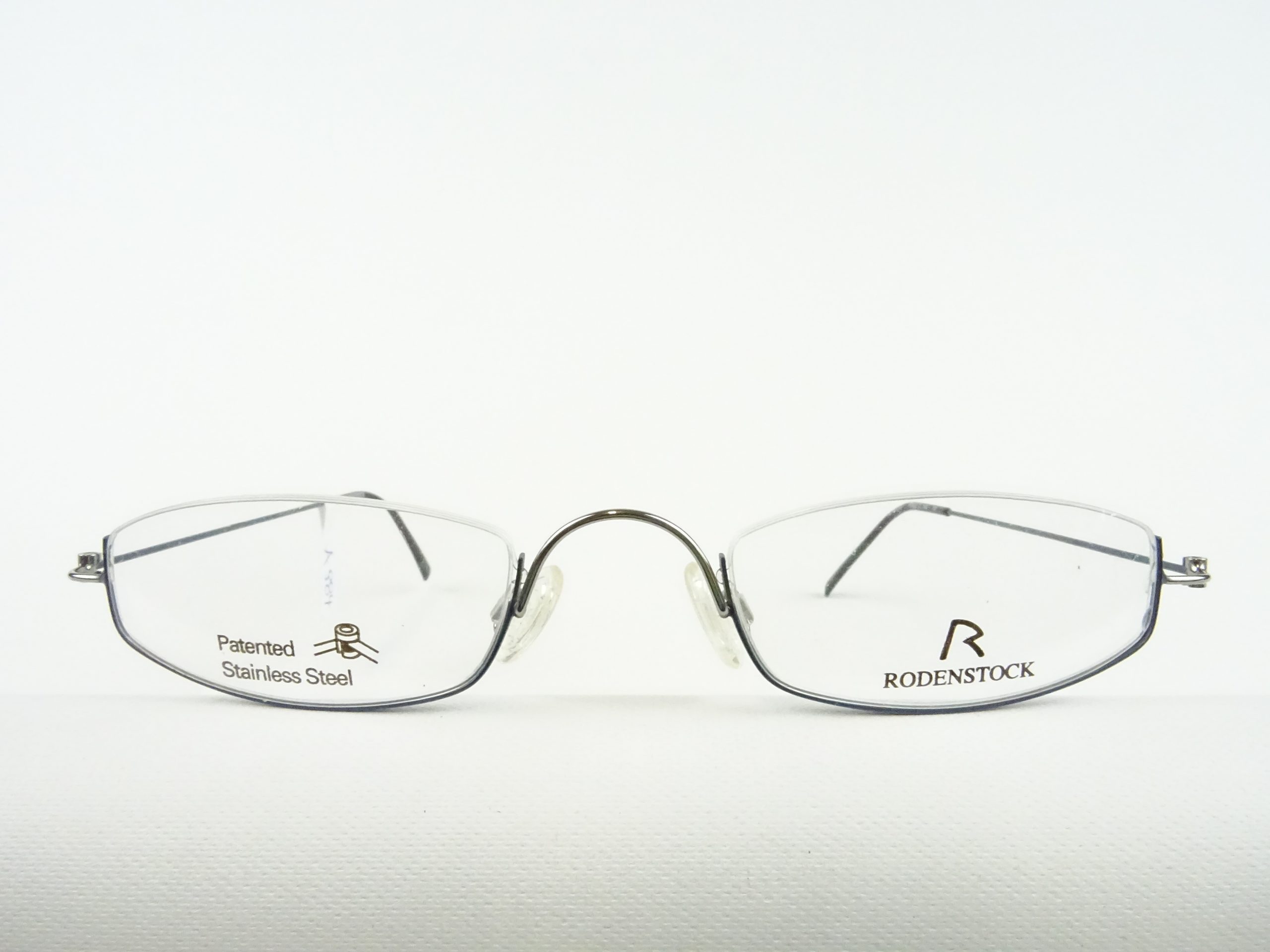 Rodenstock 4322 leichte blaue Lesebrille nur Unterrand schmale Form ...