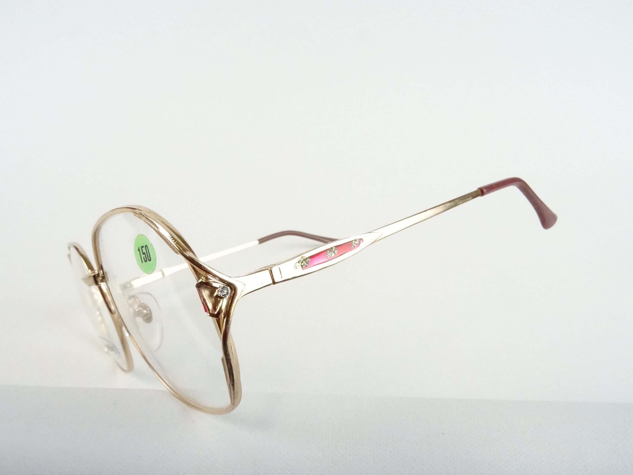 JRLLFD Damen-Brillengestell Vintage - Übergroß Schwarz & Klar, Retro Design