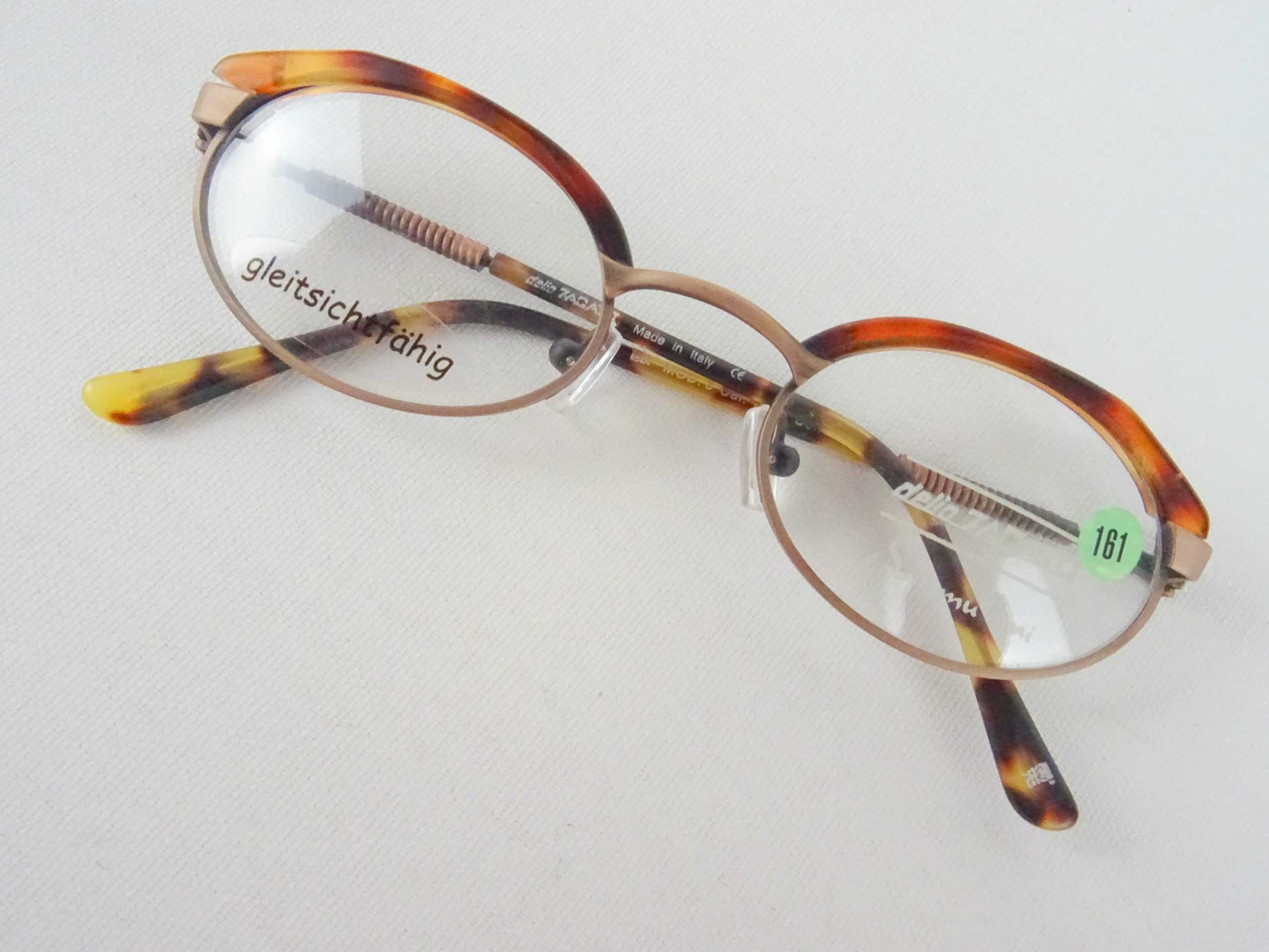 Preiswerte Brillen kleine ovale Form Brillenfassung Metall/Kunststoff kupferbraun für kleine