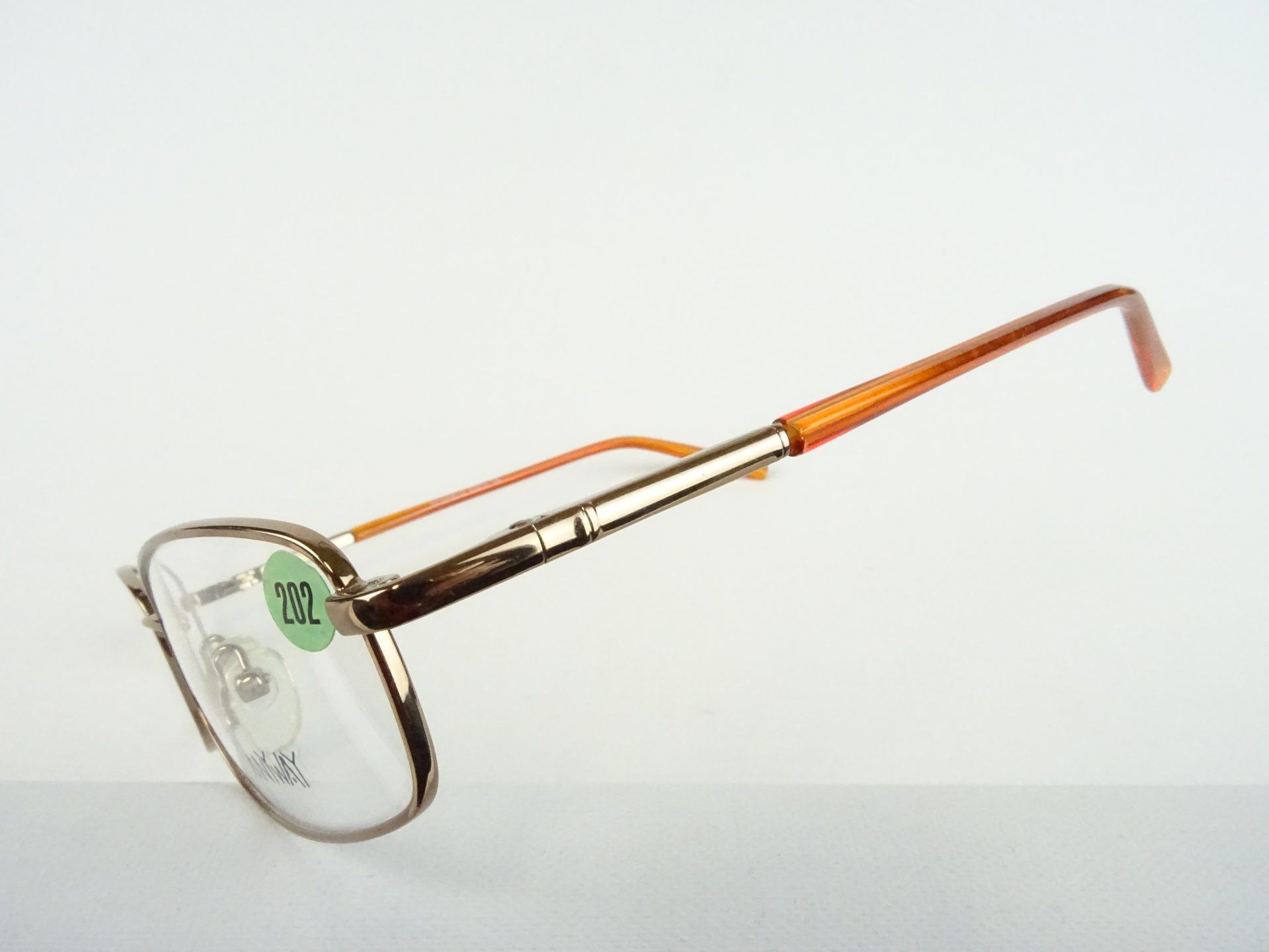 brille metallgestell gold